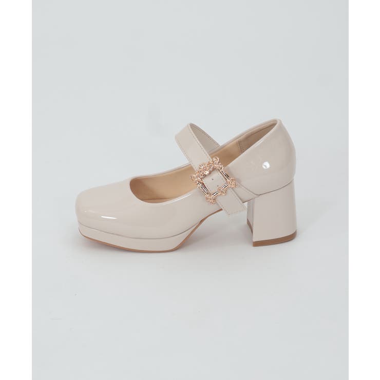 アンティークバックルパンプス[品番：IGAW0004541]｜axes femme