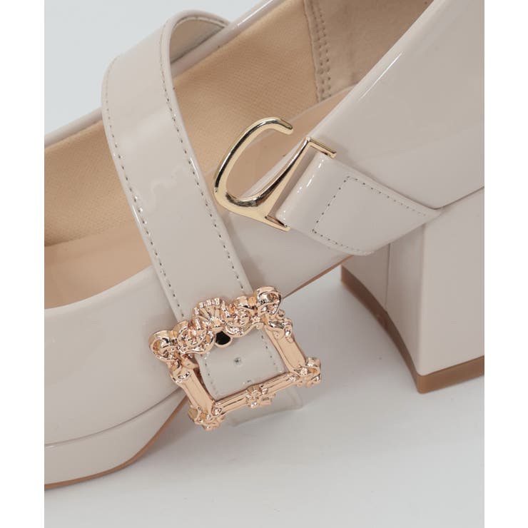 アンティークバックルパンプス[品番：IGAW0004541]｜axes femme
