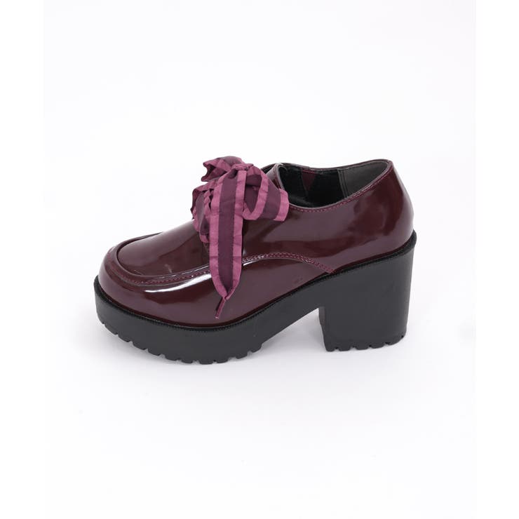 レースアップ厚底シューズ[品番：IGAW0005300]｜axes femme