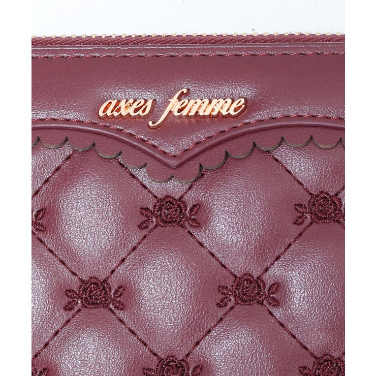 ローズモチーフキルト長財布 | axes femme | 詳細画像6 