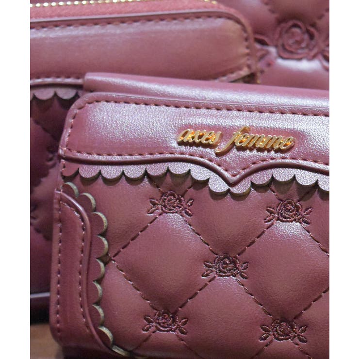 ローズモチーフキルトミニ財布 | axes femme | 詳細画像4 