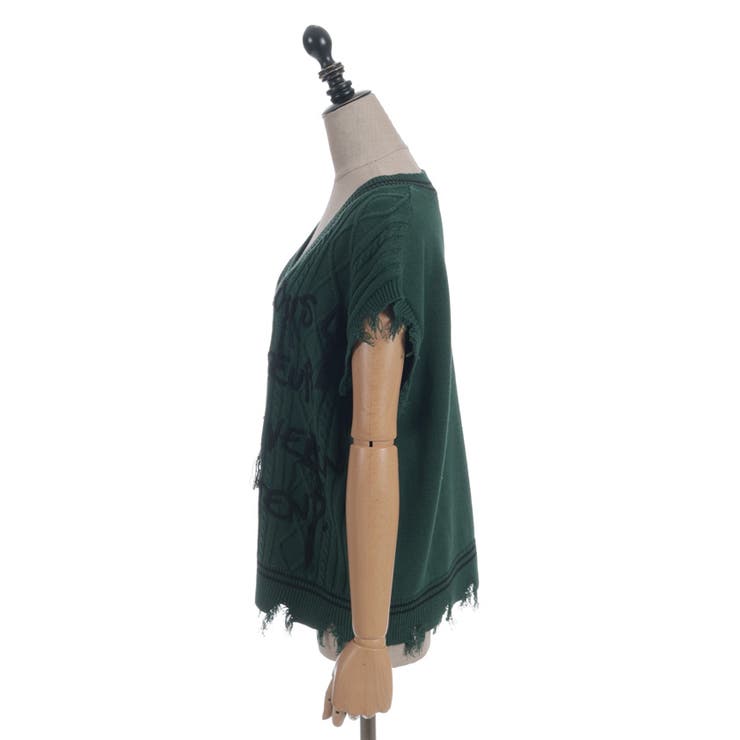 コード刺繍ニットベスト | axes femme | 詳細画像19 