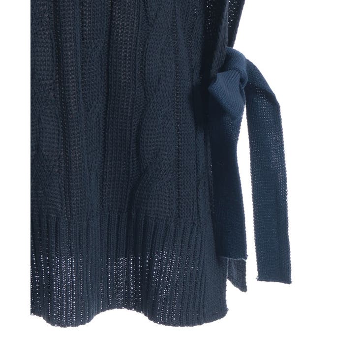 リボンデザインニットベスト | axes femme | 詳細画像12 