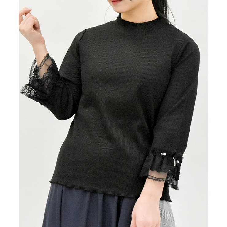 レースアッププルオーバー[品番：IGAW0004924]｜axes femme