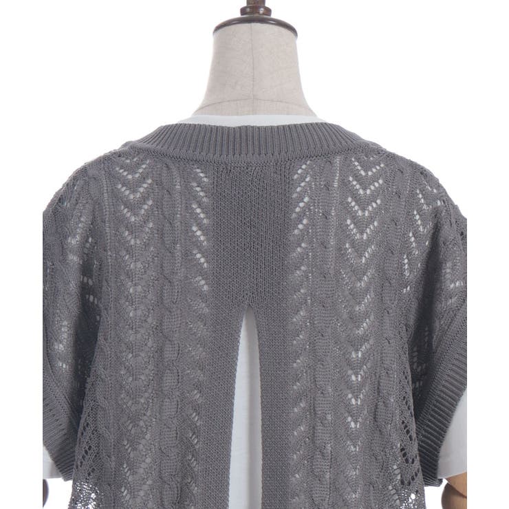 ニットベスト×Ｔシャツセット | axes femme | 詳細画像25 