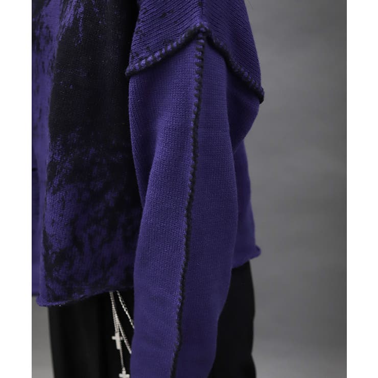 ダメージニットプルオーバー | axes femme | 詳細画像13 