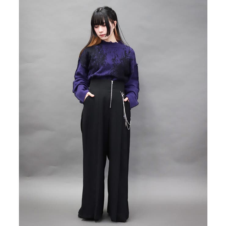 ダメージニットプルオーバー | axes femme | 詳細画像15 