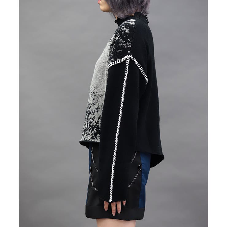 ダメージニットプルオーバー | axes femme | 詳細画像2 