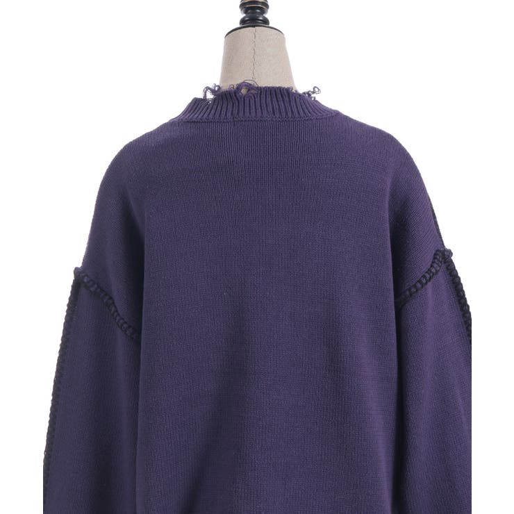 ダメージニットプルオーバー | axes femme | 詳細画像21 