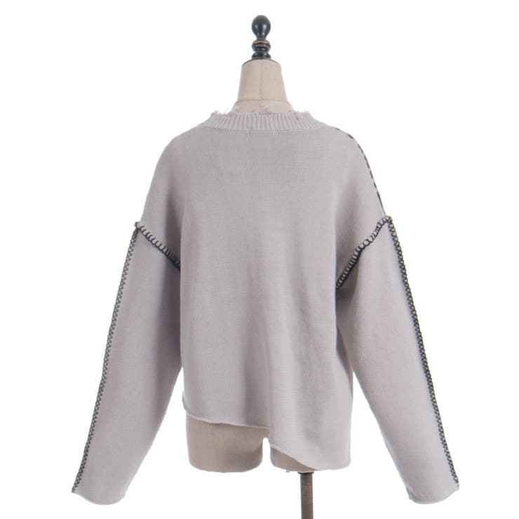 ダメージニットプルオーバー | axes femme | 詳細画像24 