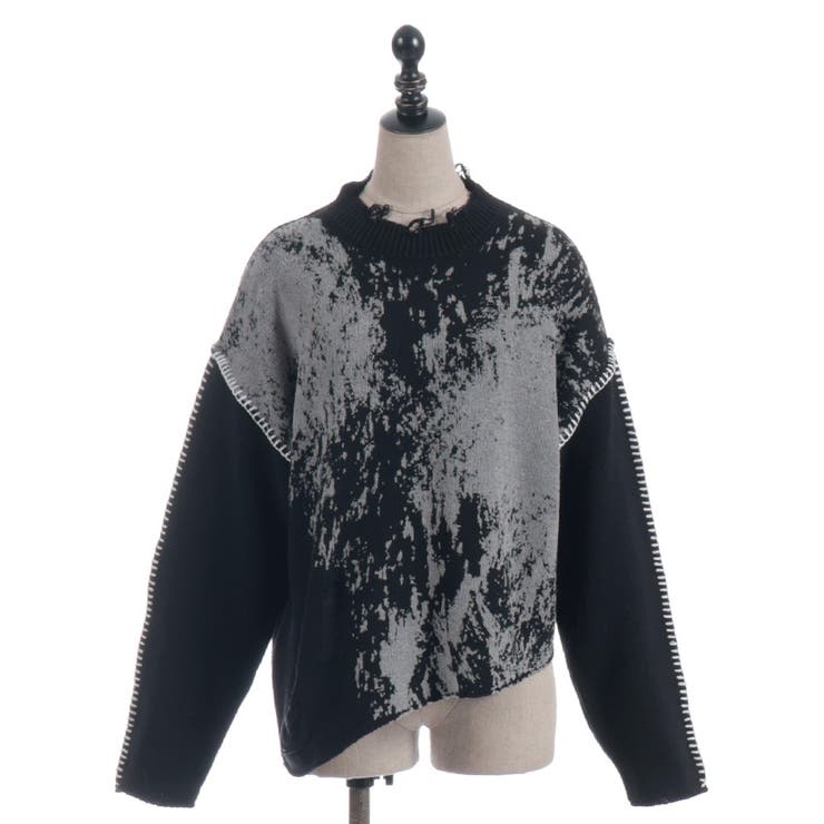 ダメージニットプルオーバー | axes femme | 詳細画像27 