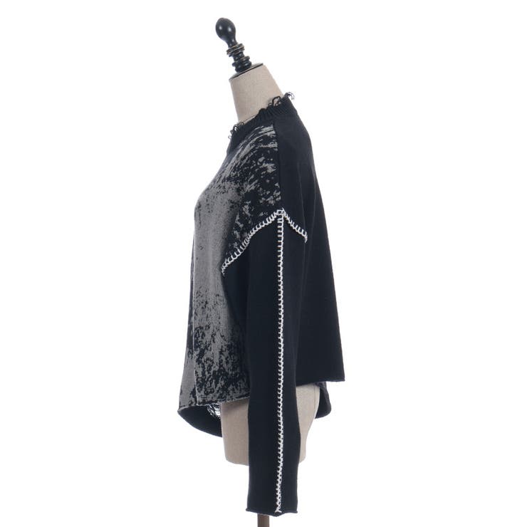 ダメージニットプルオーバー | axes femme | 詳細画像28 