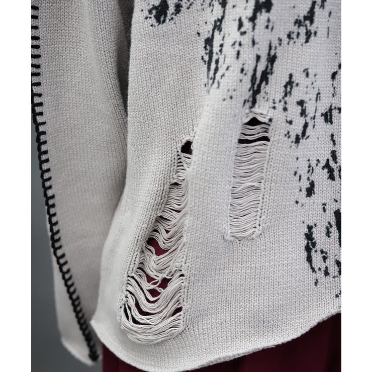 ダメージニットプルオーバー | axes femme | 詳細画像8 