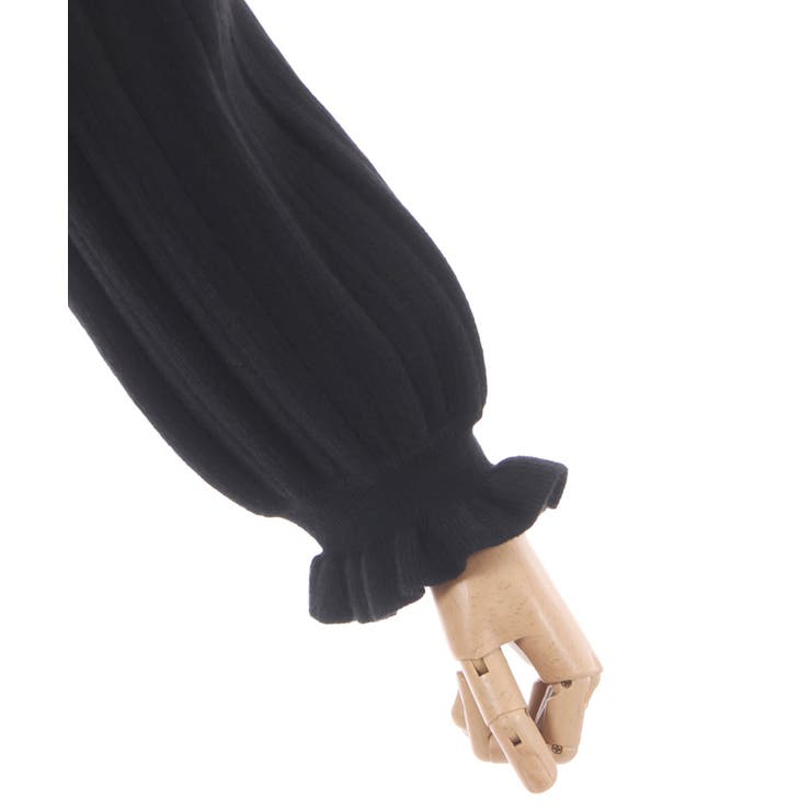 シフォンボウタイ付ニットプルオーバー | axes femme | 詳細画像11 