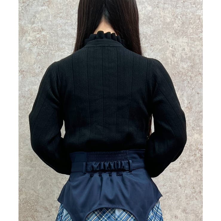 シフォンボウタイ付ニットプルオーバー | axes femme | 詳細画像3 