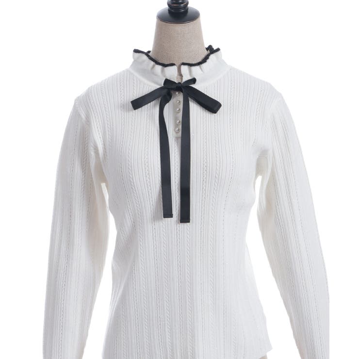 前後２ｗａｙラメニットＰＯ | axes femme | 詳細画像12 