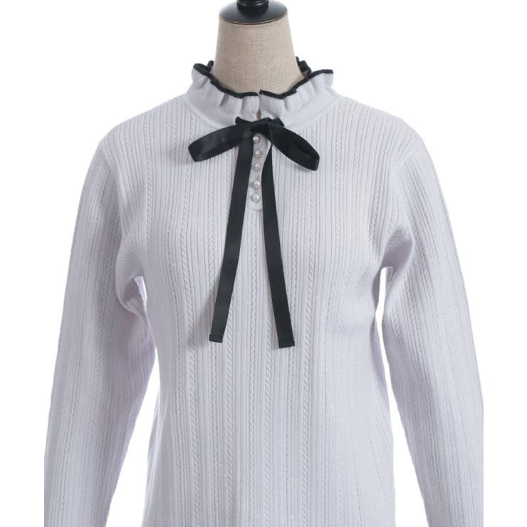 前後２ｗａｙラメニットＰＯ | axes femme | 詳細画像18 