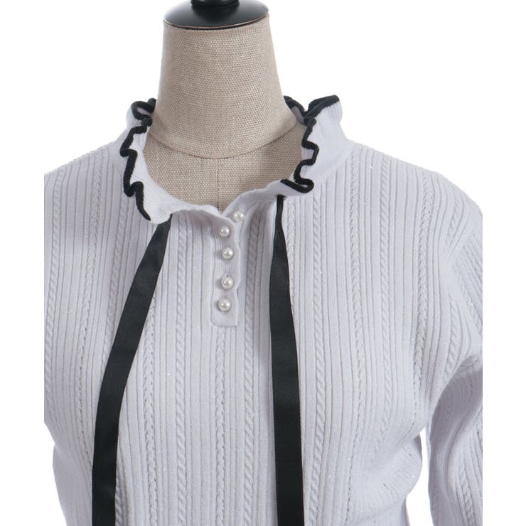 前後２ｗａｙラメニットＰＯ | axes femme | 詳細画像20 