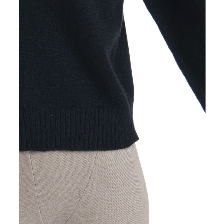 ＰＱ刺繍バイカラーポロニット | axes femme | 詳細画像28 