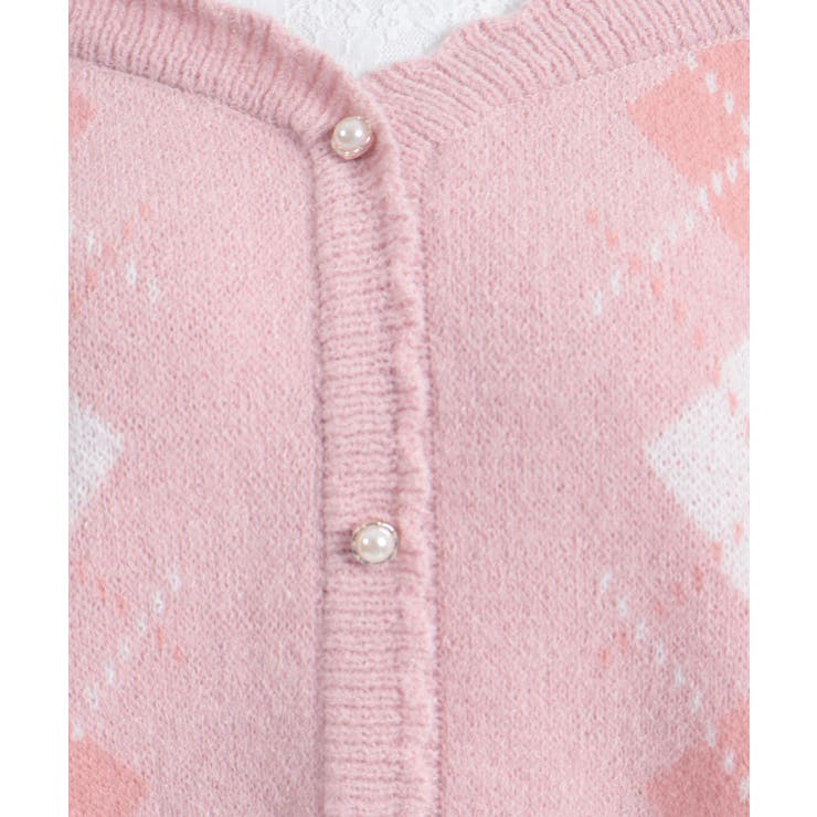 レイヤード風アーガイルニット | axes femme | 詳細画像29 