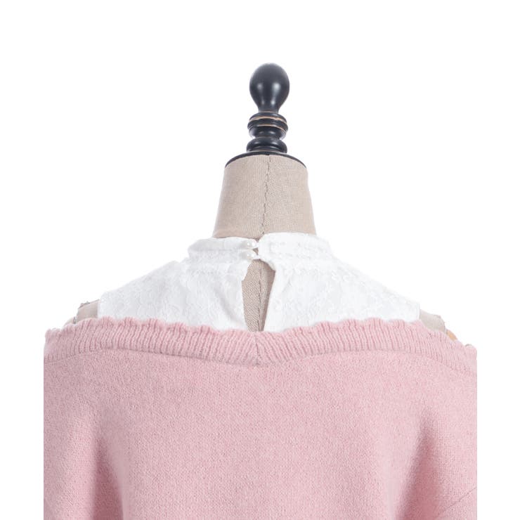 レイヤード風アーガイルニット | axes femme | 詳細画像30 