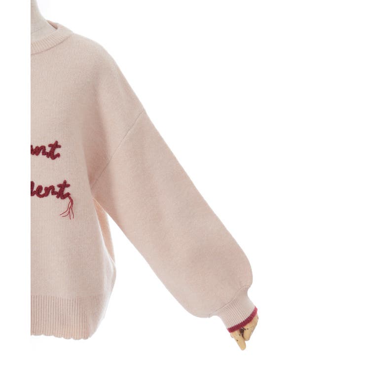 新品　未使用　タグ付　アンソロポロジー　pilcro　セーター　ピンクベージュ バイカラーニットポロカーディガン | axes femme 公式オンライン