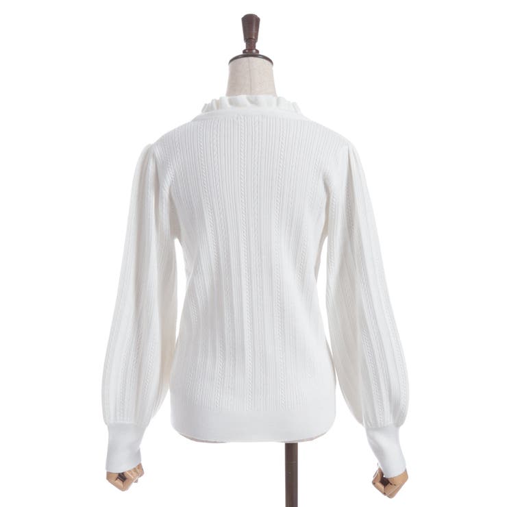 機能付チャームリボンニット | axes femme | 詳細画像16 