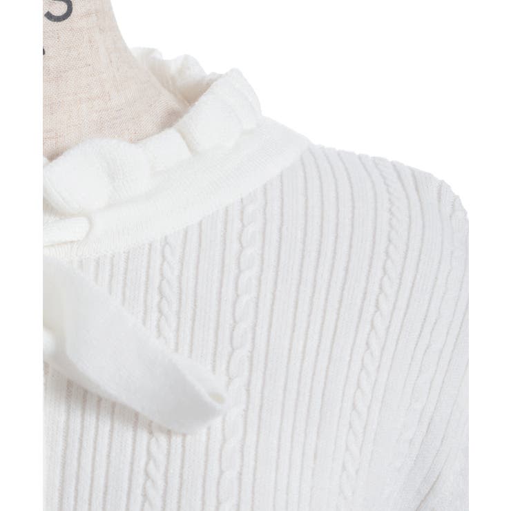 機能付チャームリボンニット | axes femme | 詳細画像19 