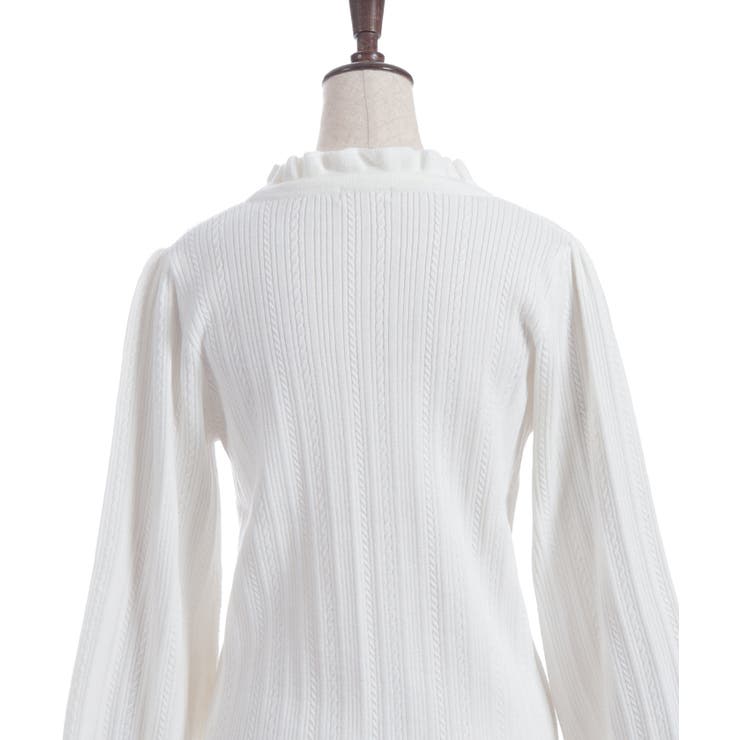 機能付チャームリボンニット | axes femme | 詳細画像20 