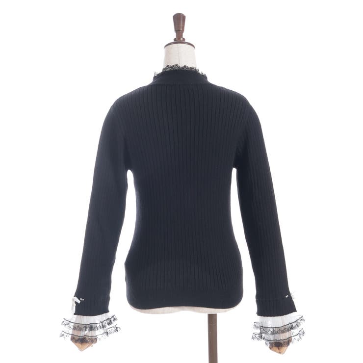 リボン×チュールレースニット | axes femme | 詳細画像13 