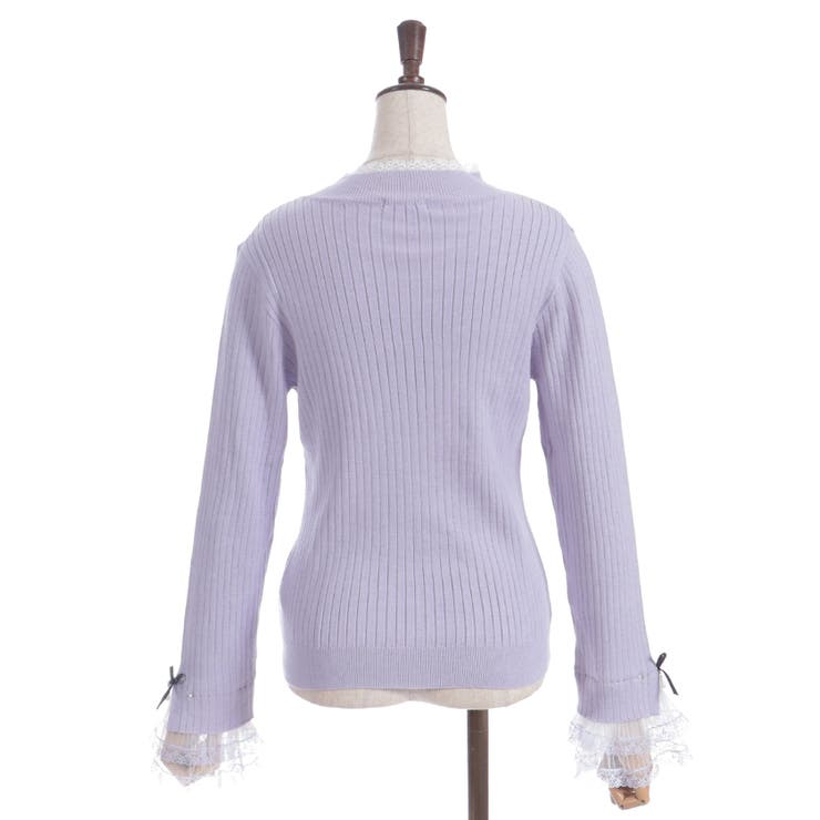 リボン×チュールレースニット | axes femme | 詳細画像18 