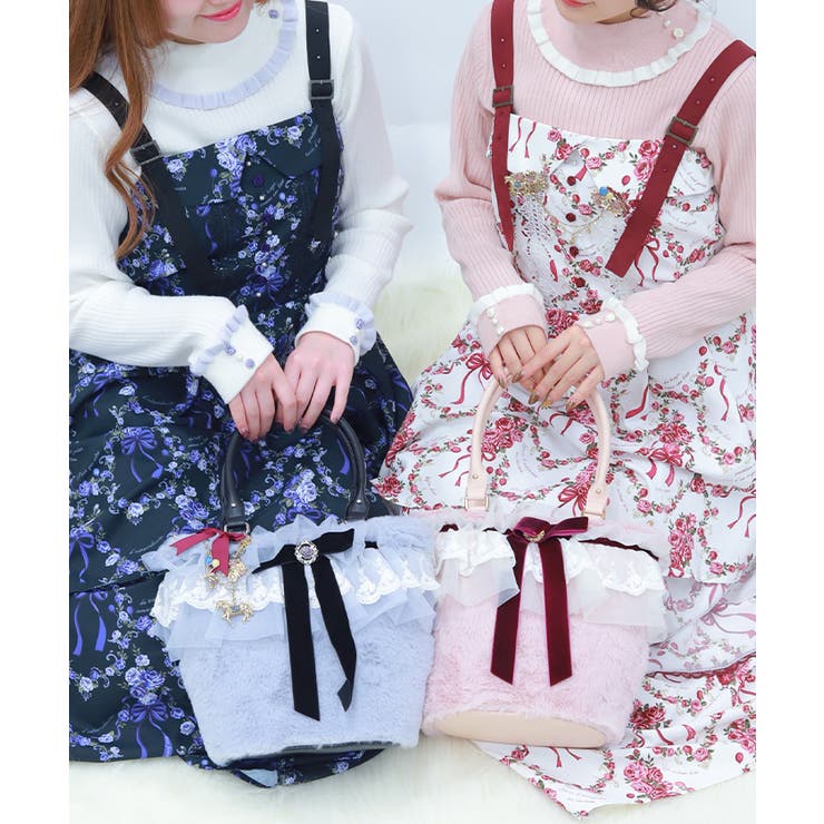 バイカラーフリルローズニット | axes femme | 詳細画像10 