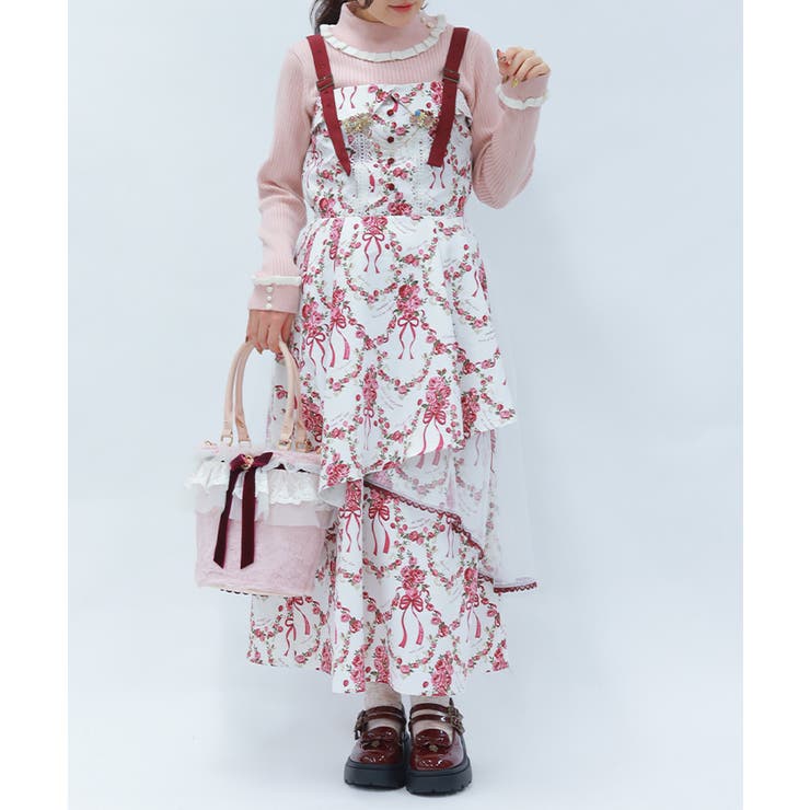 バイカラーフリルローズニット | axes femme | 詳細画像11 