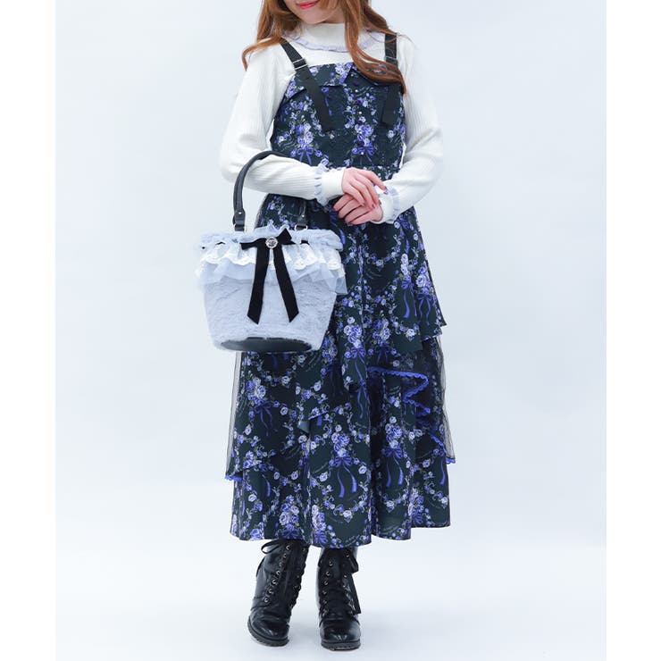 バイカラーフリルローズニット | axes femme | 詳細画像12 