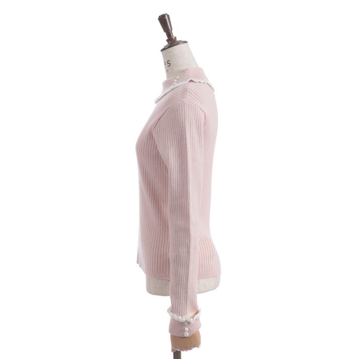 バイカラーフリルローズニット | axes femme | 詳細画像29 