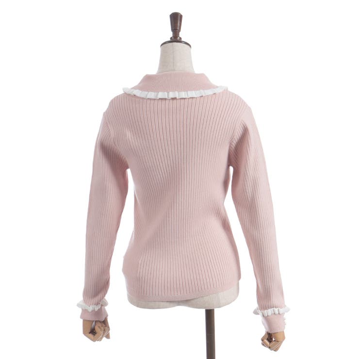 バイカラーフリルローズニット | axes femme | 詳細画像30 