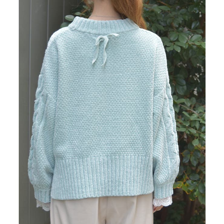 編み上げモールヤーンニット | axes femme | 詳細画像11 