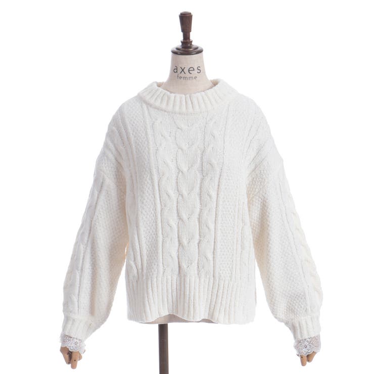 編み上げモールヤーンニット | axes femme | 詳細画像14 