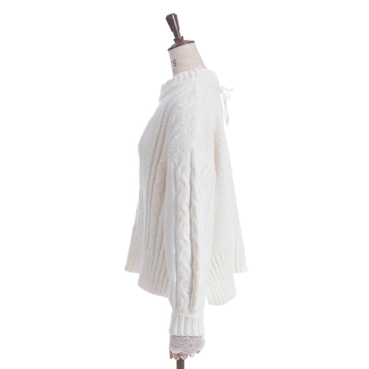 編み上げモールヤーンニット | axes femme | 詳細画像15 