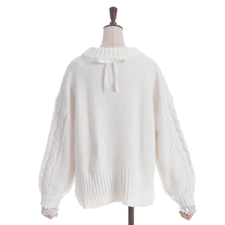 編み上げモールヤーンニット | axes femme | 詳細画像16 