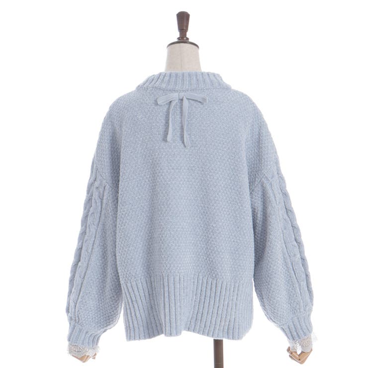 編み上げモールヤーンニット | axes femme | 詳細画像22 