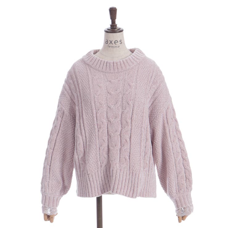 編み上げモールヤーンニット | axes femme | 詳細画像23 