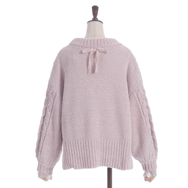 編み上げモールヤーンニット | axes femme | 詳細画像25 