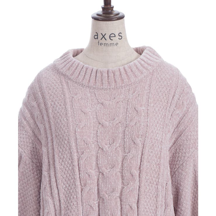編み上げモールヤーンニット | axes femme | 詳細画像26 