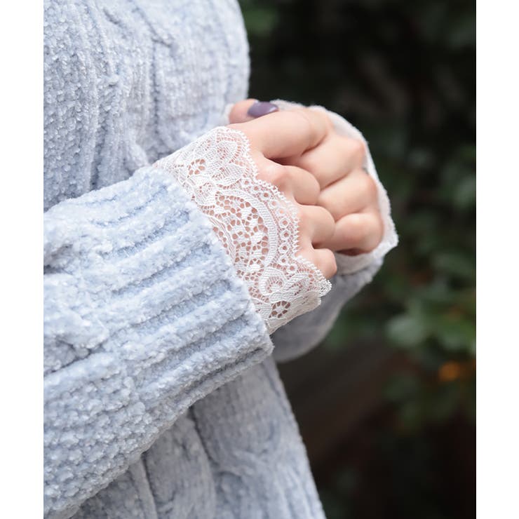 編み上げモールヤーンニット | axes femme | 詳細画像8 