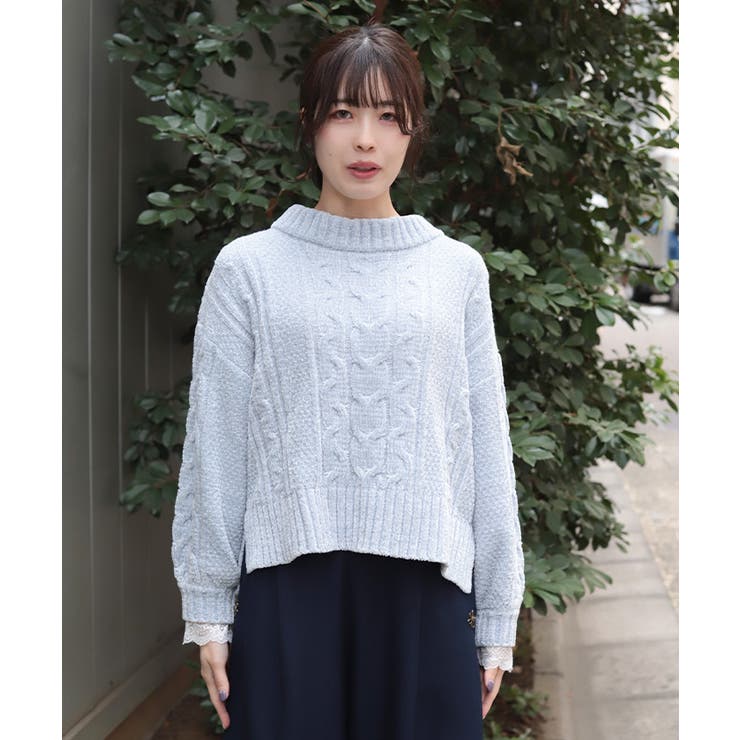 編み上げモールヤーンニット | axes femme | 詳細画像9 