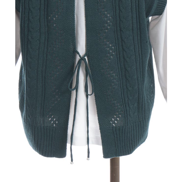 ニットベスト×Ｔシャツセット | axes femme | 詳細画像12 