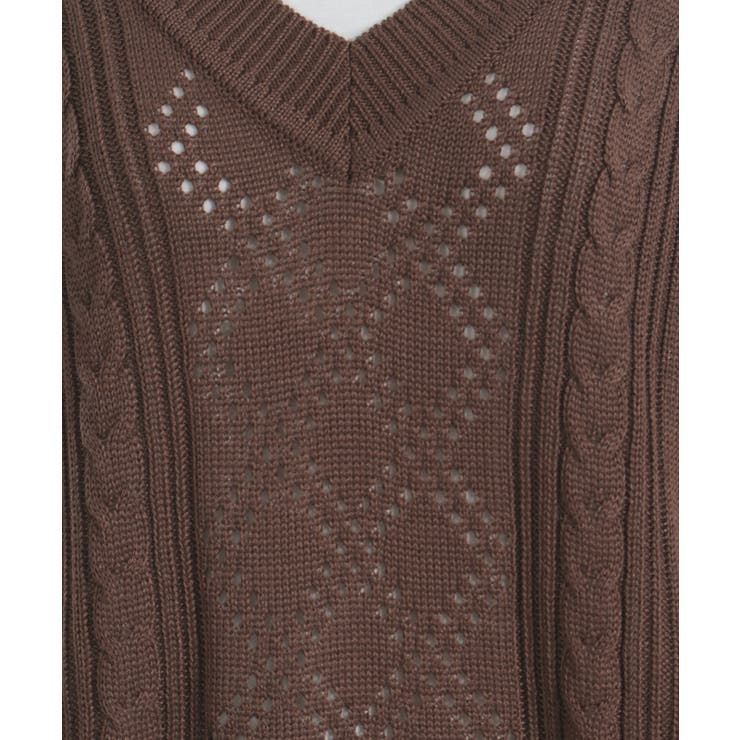 ニットベスト×Ｔシャツセット | axes femme | 詳細画像27 