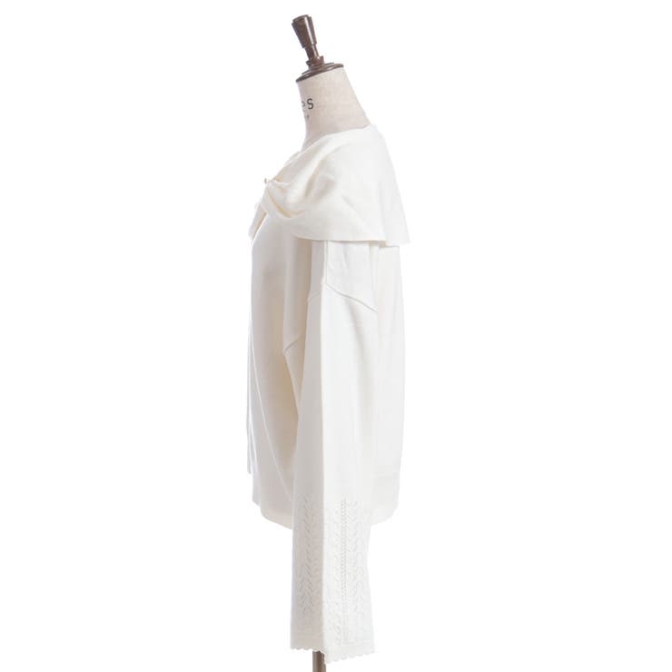 ドレープリボンフレア袖ニット | axes femme | 詳細画像3 