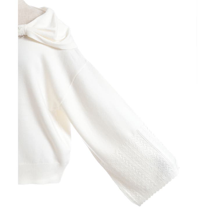 ドレープリボンフレア袖ニット | axes femme | 詳細画像9 